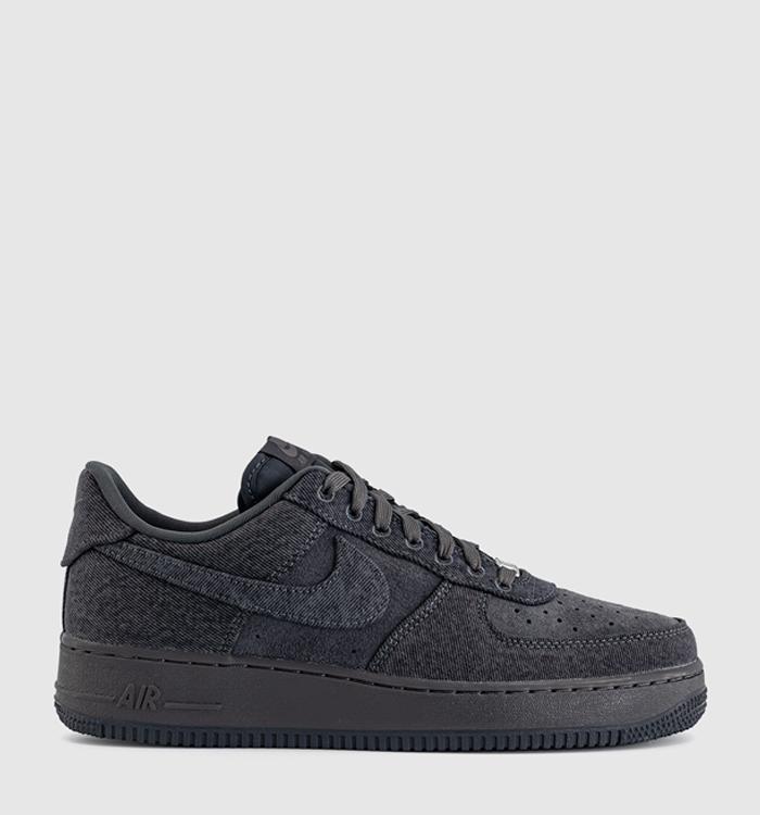 Nike Air Force 1 Trainers Anthracite Anthracite Medium Ash