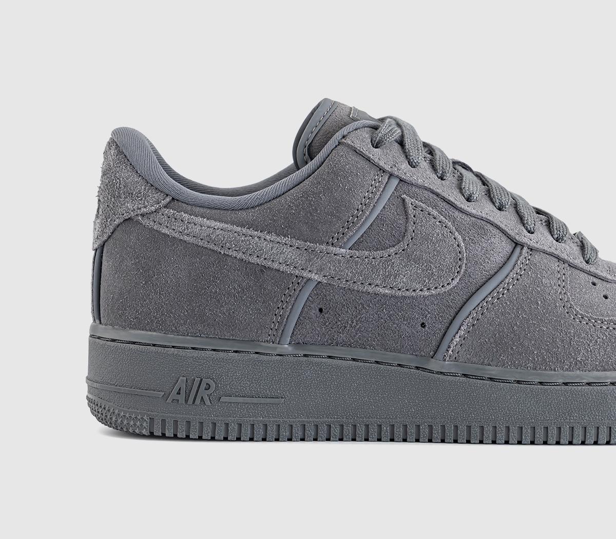 NikeAir Force 1 07Iron Grey Iron Grey Dark Smoke Grey