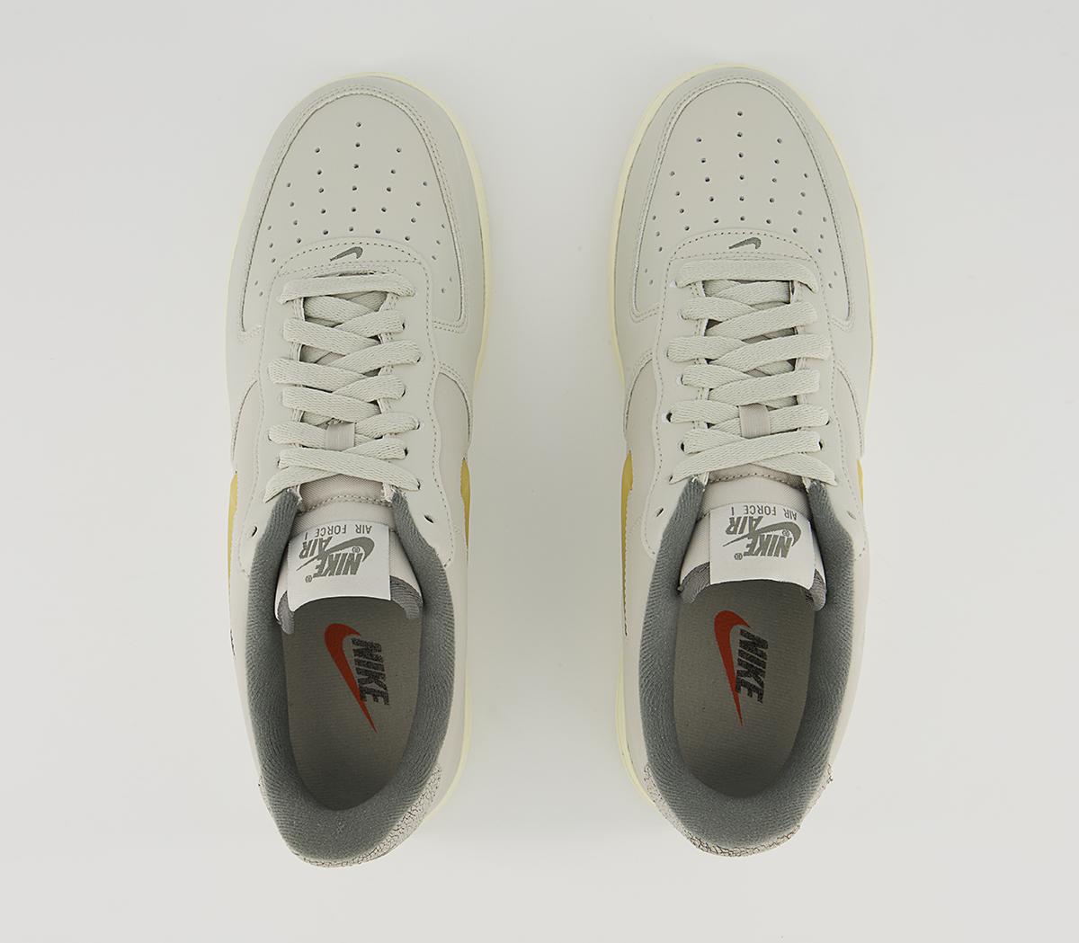 Nike Air Force 1 07 Trainers Nike Air Force 1 07 Trainers Light Bone Pale Vanilla Tumbled Grey Coconut Milk