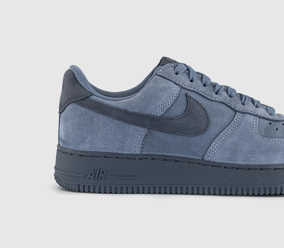 NikeAir Force 1 07 TrainersDark Sky Blue Dark Blue Grey Qs
