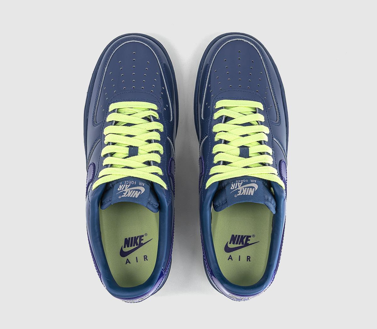 Nike Air Force 1 07 Trainers Mystic Navy Grape Ice Light Violet