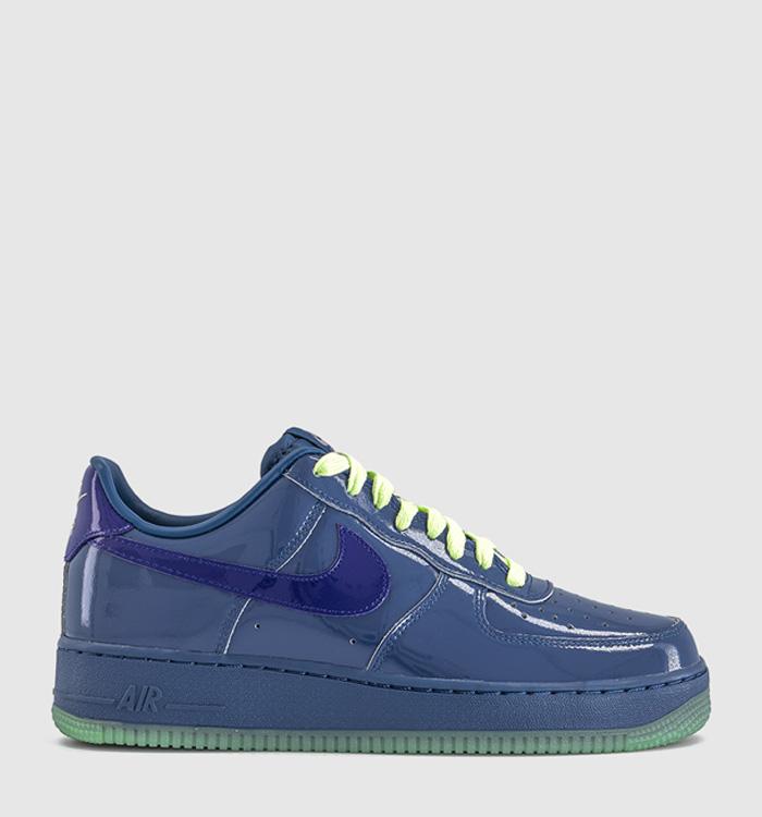 Nike Air Force 1 07 Trainers Mystic Navy Grape Ice Light Violet Orewood Light L