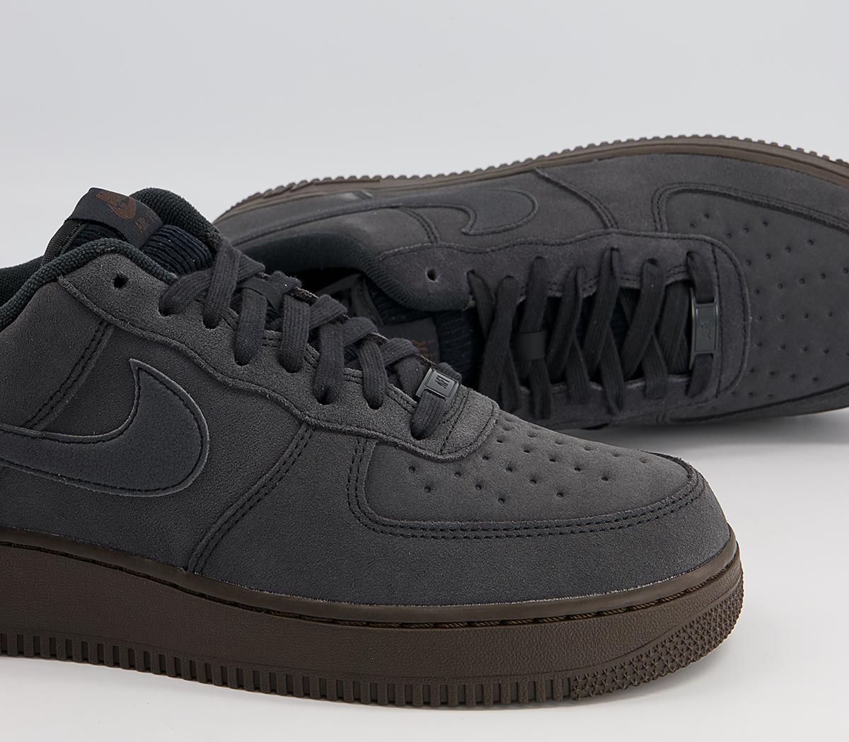 Nike Air Force 1 07 Trainers Off Noir Dark Chocolate White