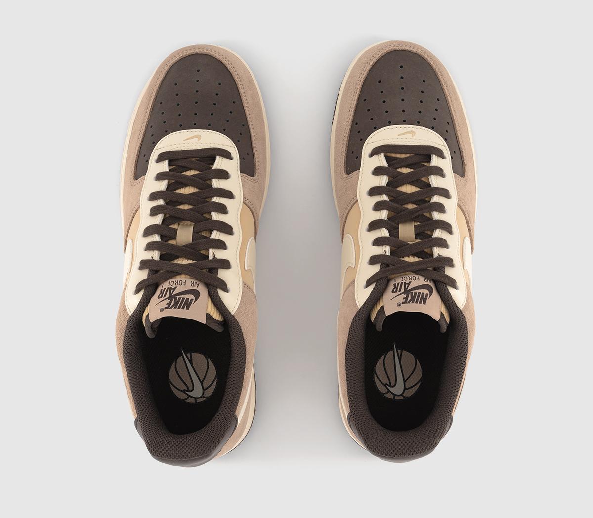 Nike Air Force 1 07 Trainers Hemp Coconut Milk Baroque Brown