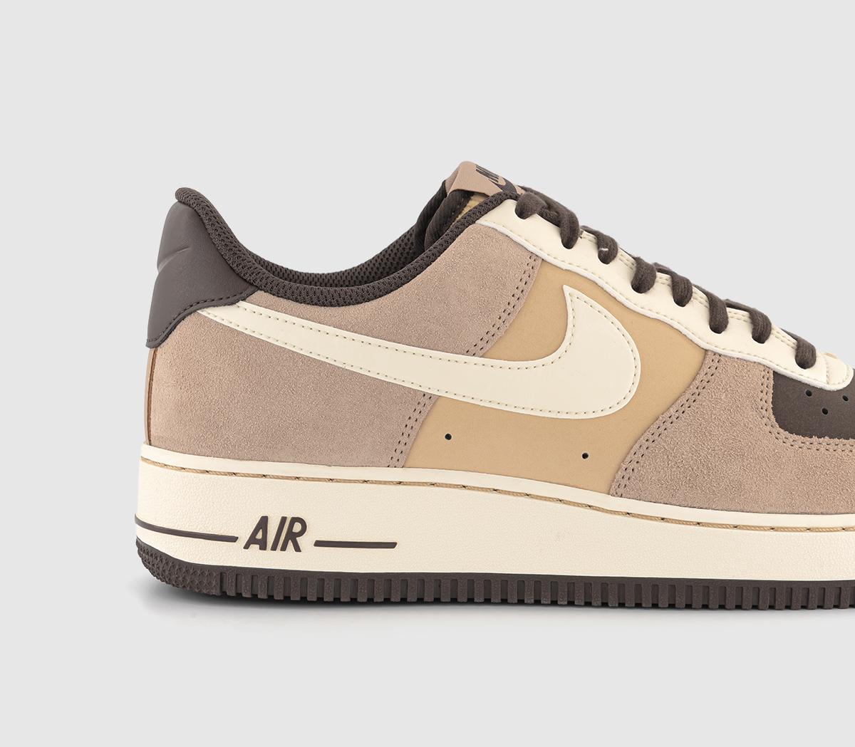 Nike Air Force 1 07 Trainers Hemp Coconut Milk Baroque Brown Sesame 