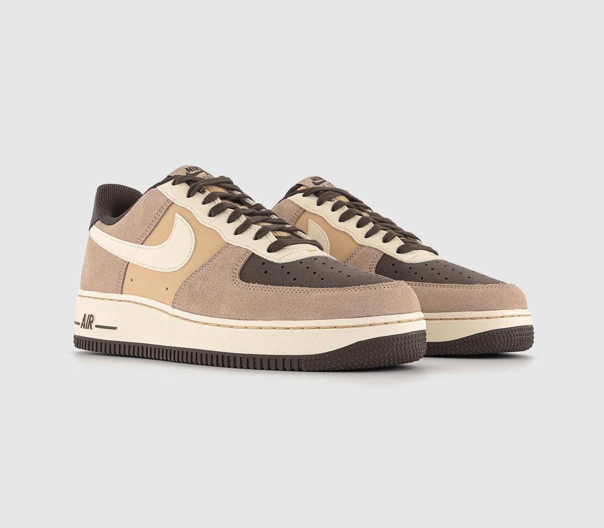 NikeAir Force 1 07 TrainersHemp Coconut Milk Baroque Brown Sesame Mystic Red