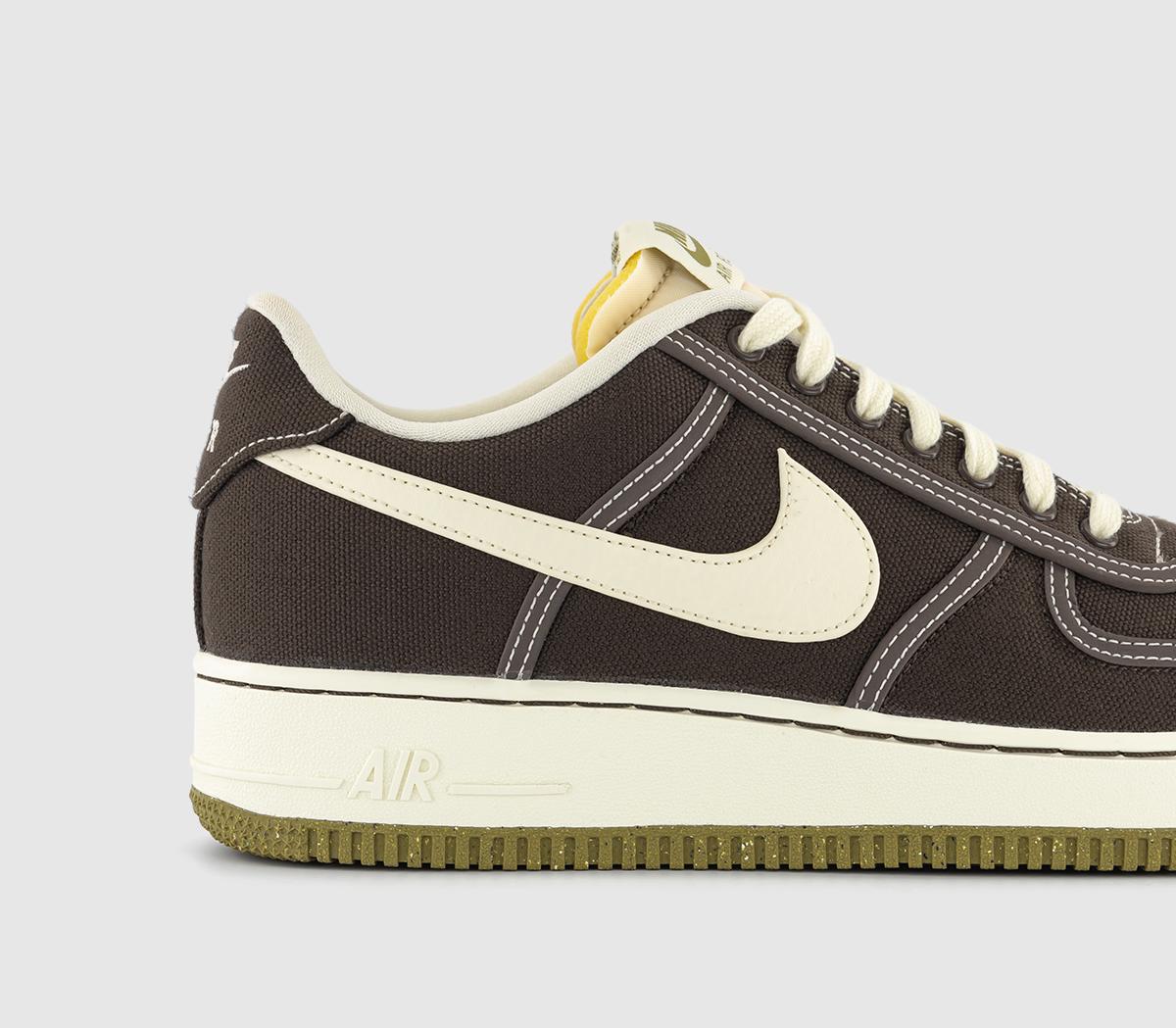 NikeAir Force 1 07 TrainersBaroque Brown Coconut Milk Pacific Moss