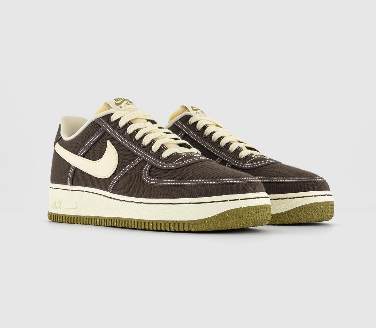 NikeAir Force 1 07 TrainersBaroque Brown Coconut Milk Pacific Moss