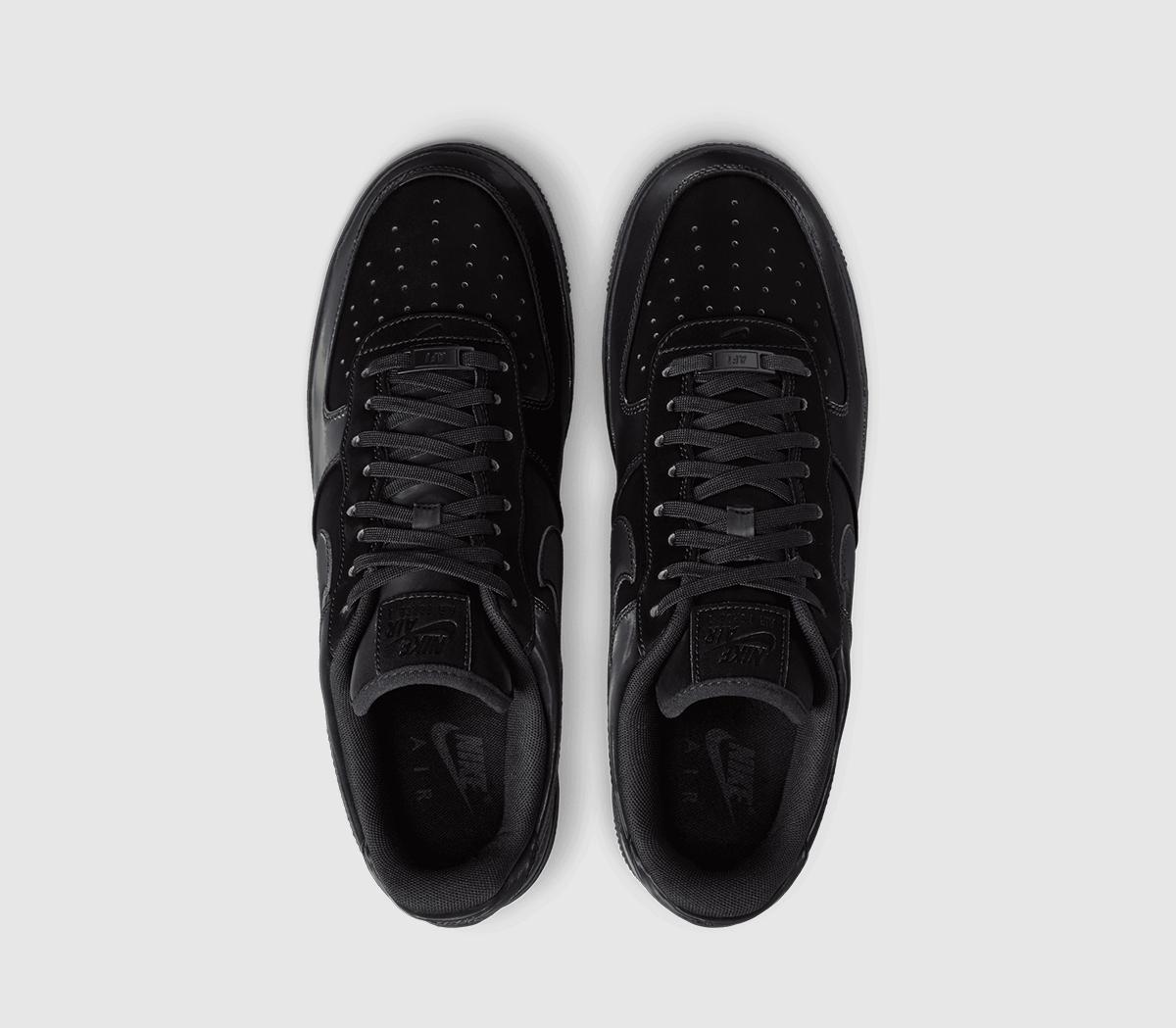 NikeAir Force 1 07Black Black