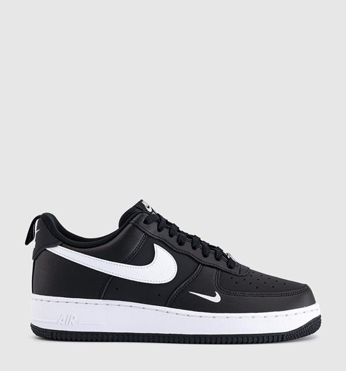 Nike Air Force 1 07 Trainers Black White Black