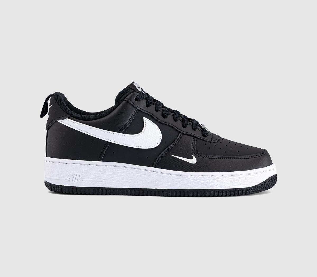 Nike Air Force 1 07 Trainers White  Black in Men's Size 12, Offspring