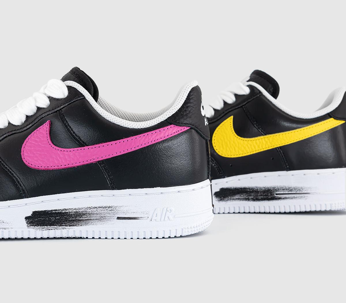Nike Air Force 1 07 Trainers G Dragon Paranoise Black New