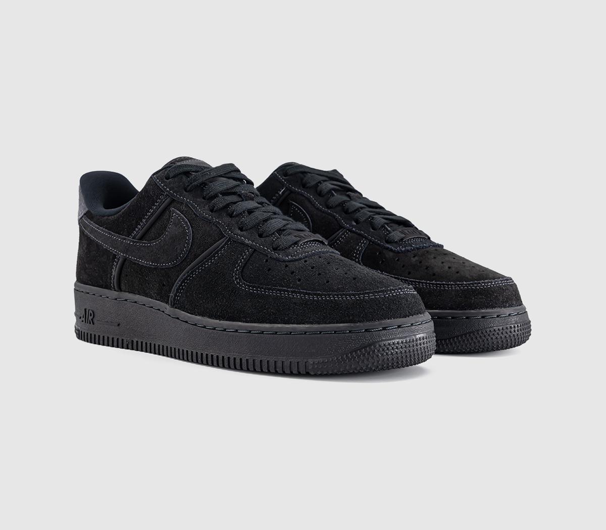 NikeAir Force 1 07Black Black Anthracite
