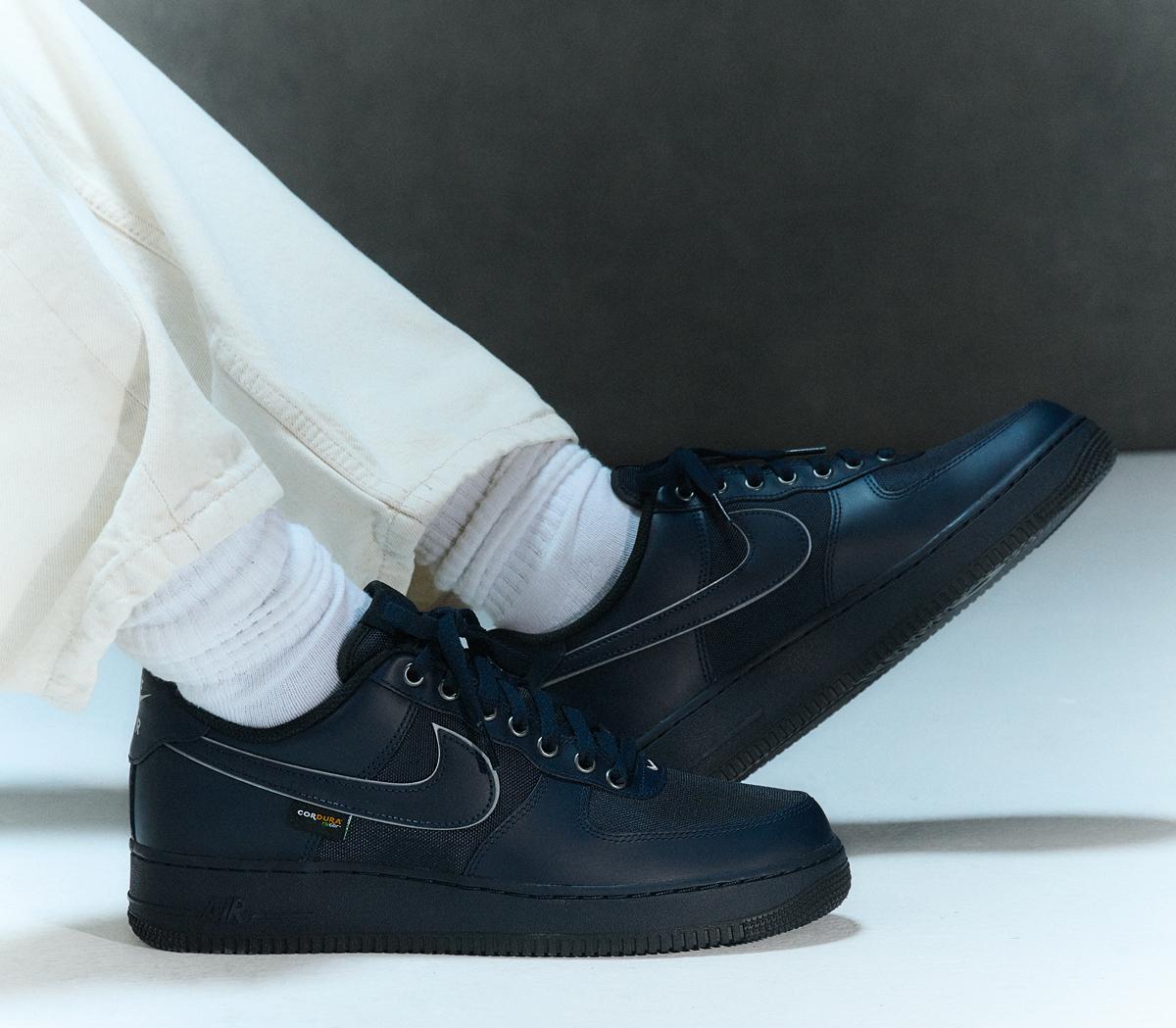 NikeAir Force 1 07Dark Obsidian Dark Obsidian Black