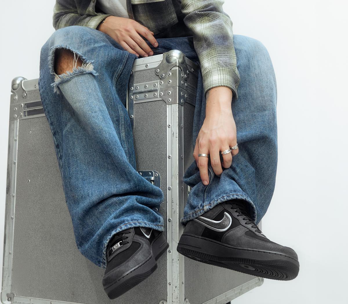 NikeAir Force 1 07 TrainersBlack Dark Smoke Grey Smoke Grey