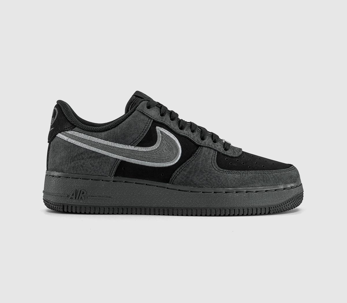 NikeAir Force 1 07 TrainersBlack Dark Smoke Grey Smoke Grey