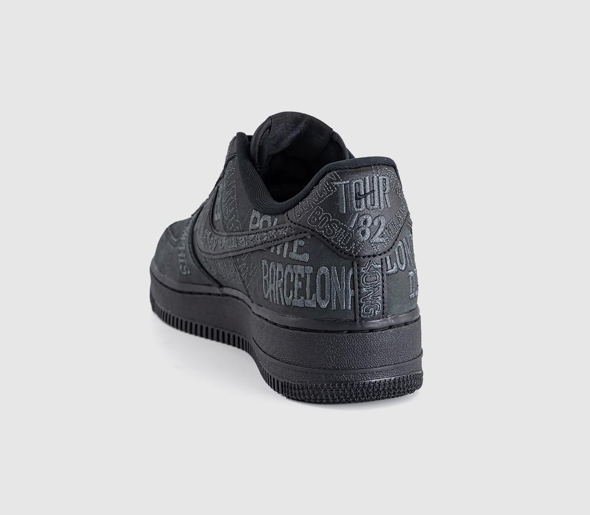 NikeAir Force 1 07 TrainersBlack Black Anthracite Bold