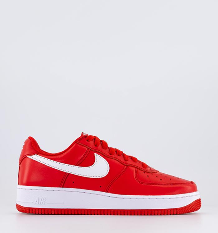 Nike Air Force 1 07 Trainers University Red White