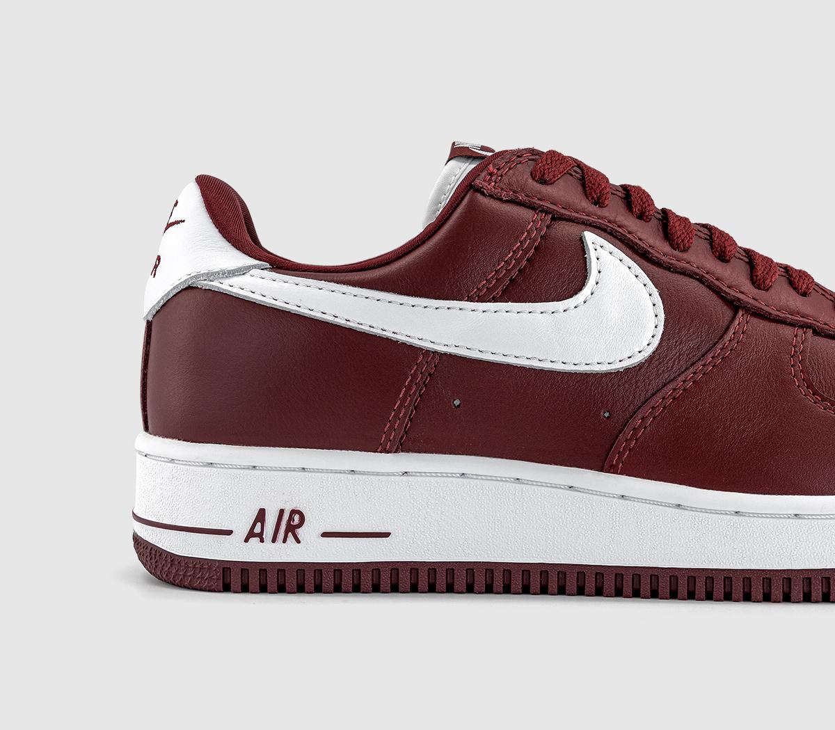 NikeAir Force 1 TrainersDark Team Red White