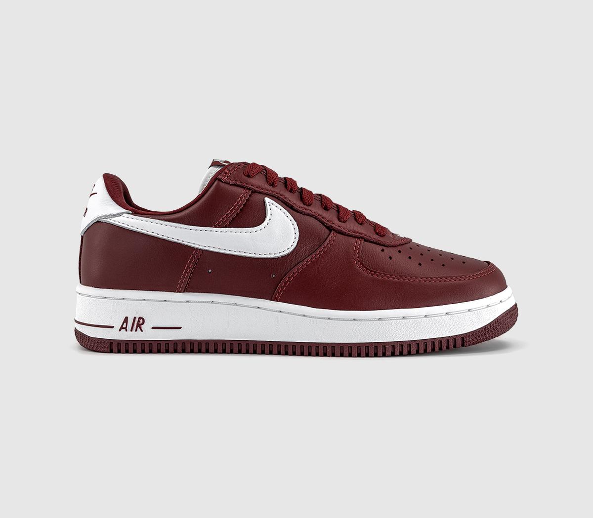 NikeAir Force 1 TrainersDark Team Red White