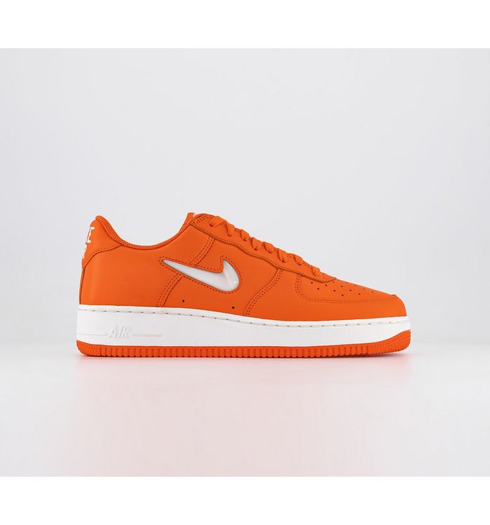 Nike Air Force 1 07 Trainers Safety Orange Summit White In Red