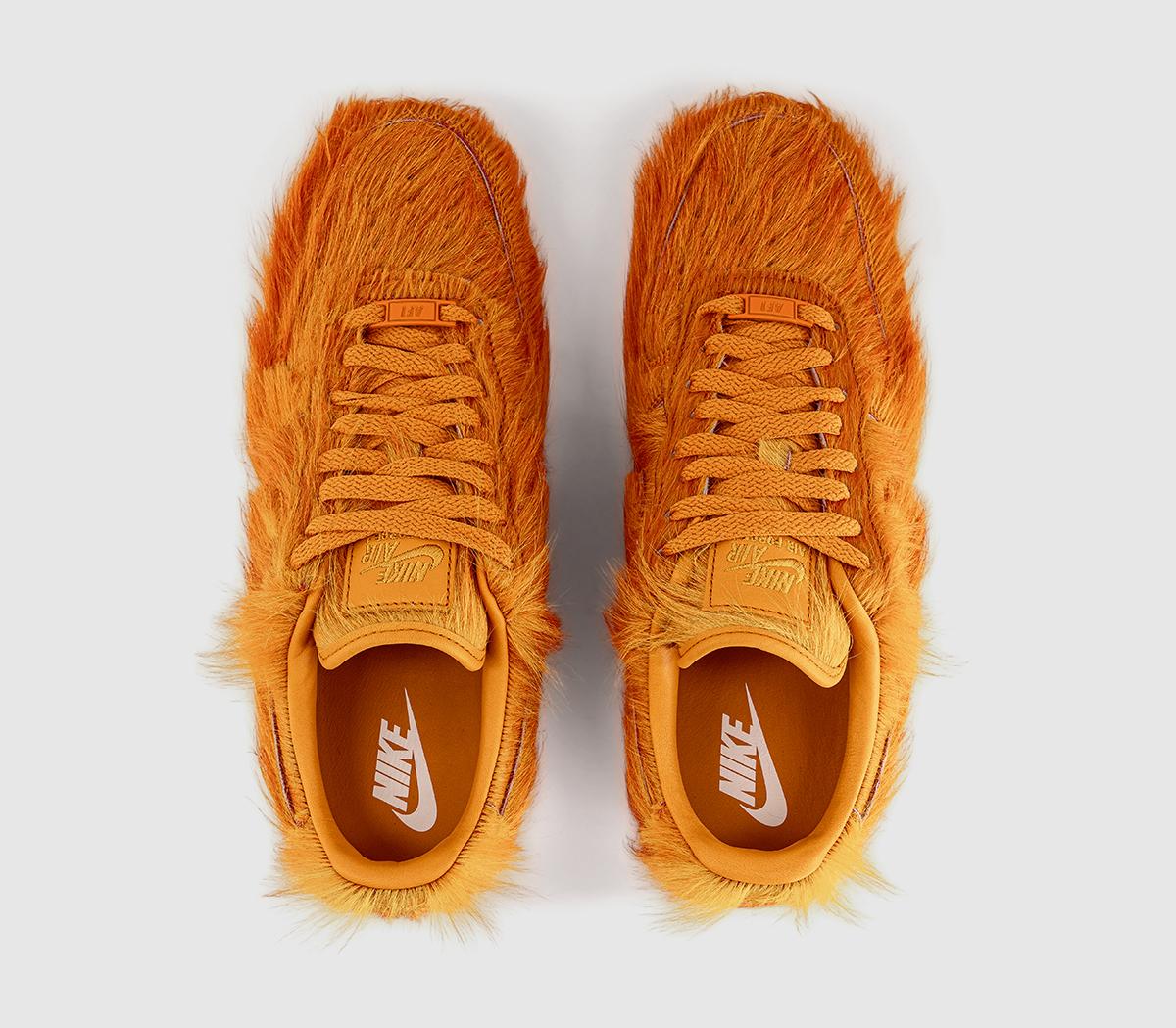 NikeAir Force 1 TrainersCampfire Orange Fur Sunset White