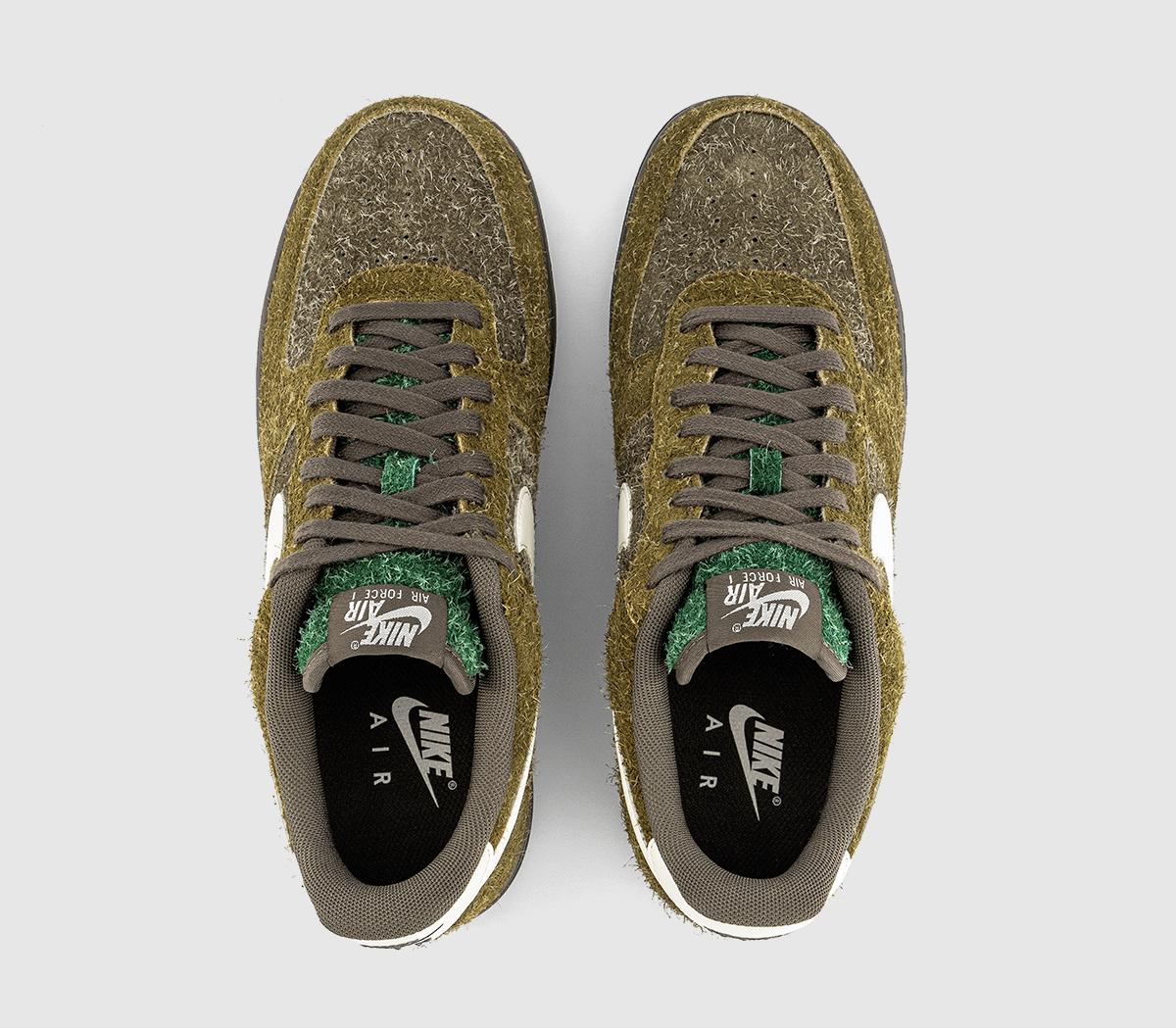NikeAir Force 1 07 TrainersOlive Flak Sail Med Olive Fir Ironstone Mauve Grey