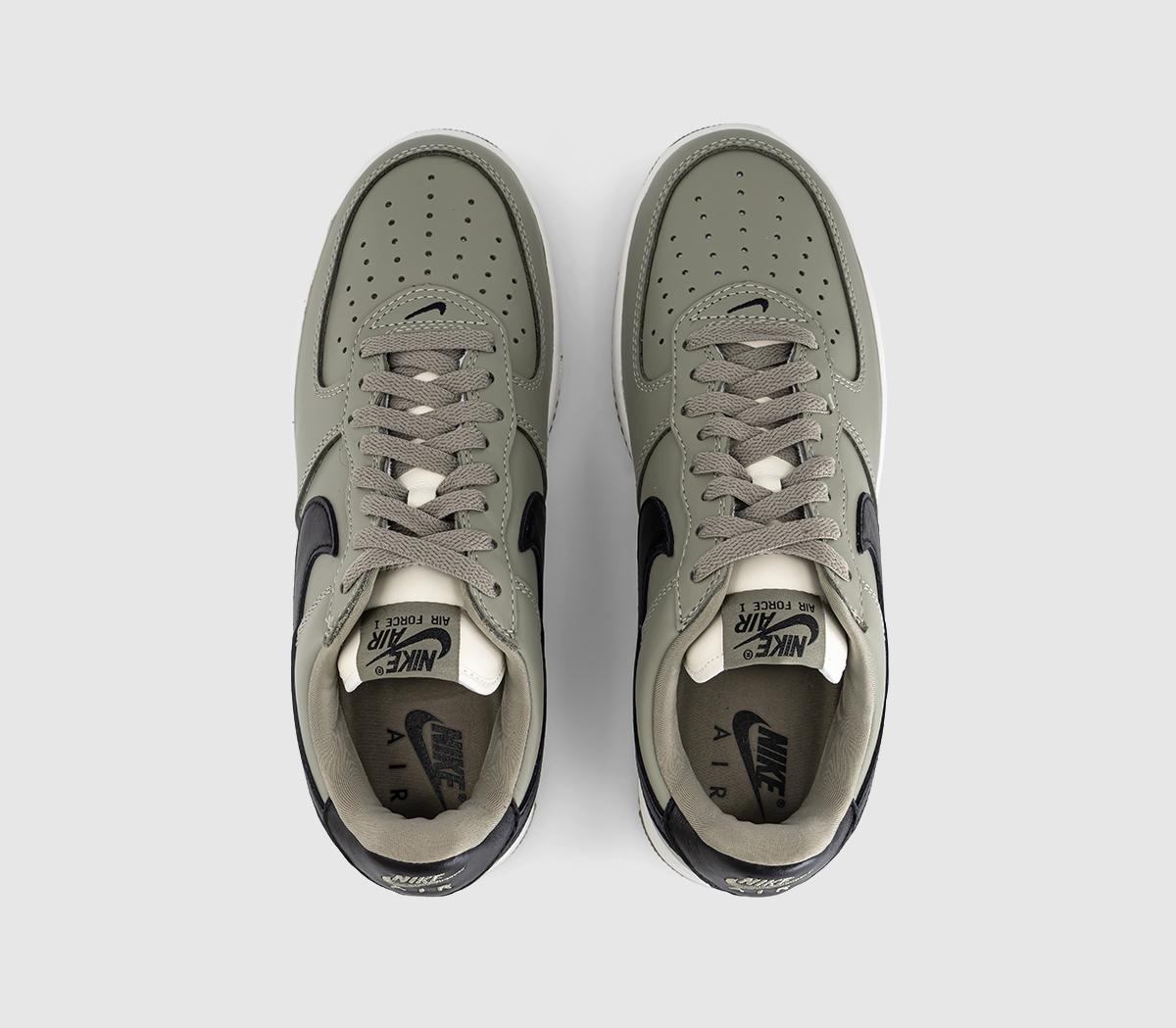 NikeAir Force 1 TrainersLight Army Black Sail