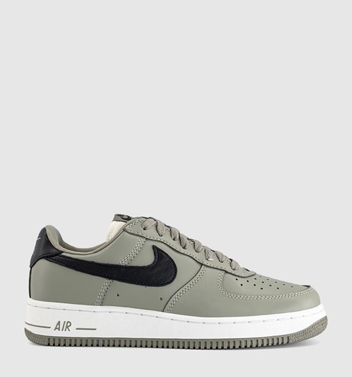 Nike Air Force 1 Trainers Light Army Black Sail