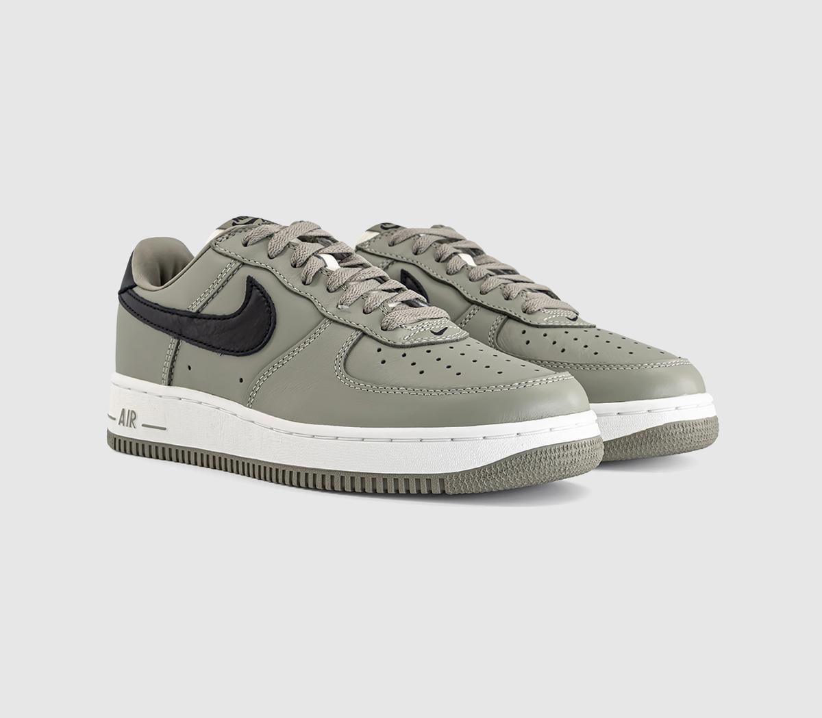 NikeAir Force 1 TrainersLight Army Black Sail