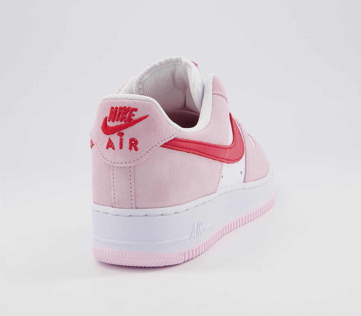 NikeAir Force 1 07 TrainersTulip Pink University Red White