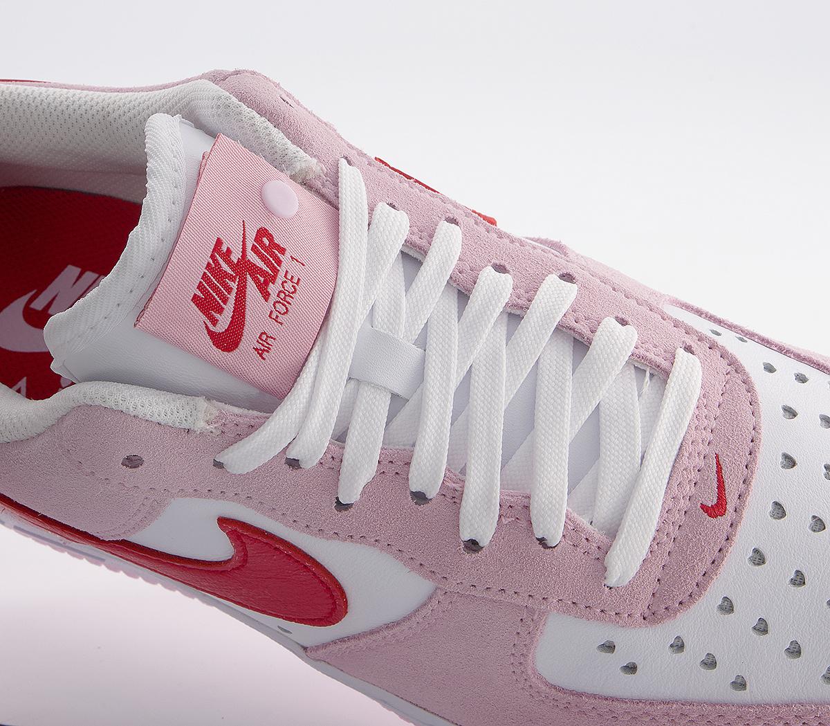 NikeAir Force 1 07 TrainersTulip Pink University Red White