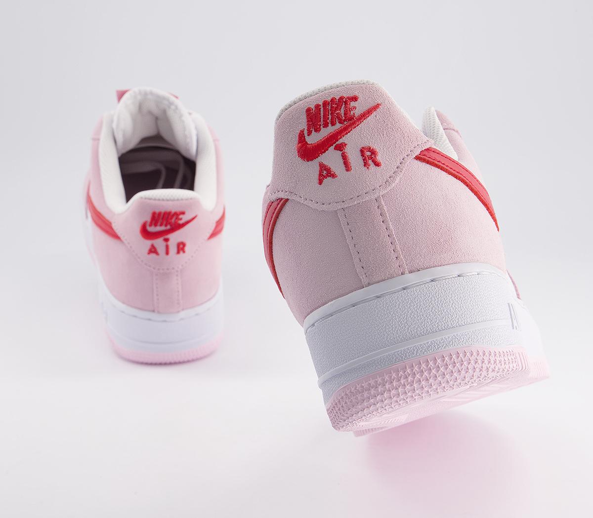 NikeAir Force 1 07 TrainersTulip Pink University Red White