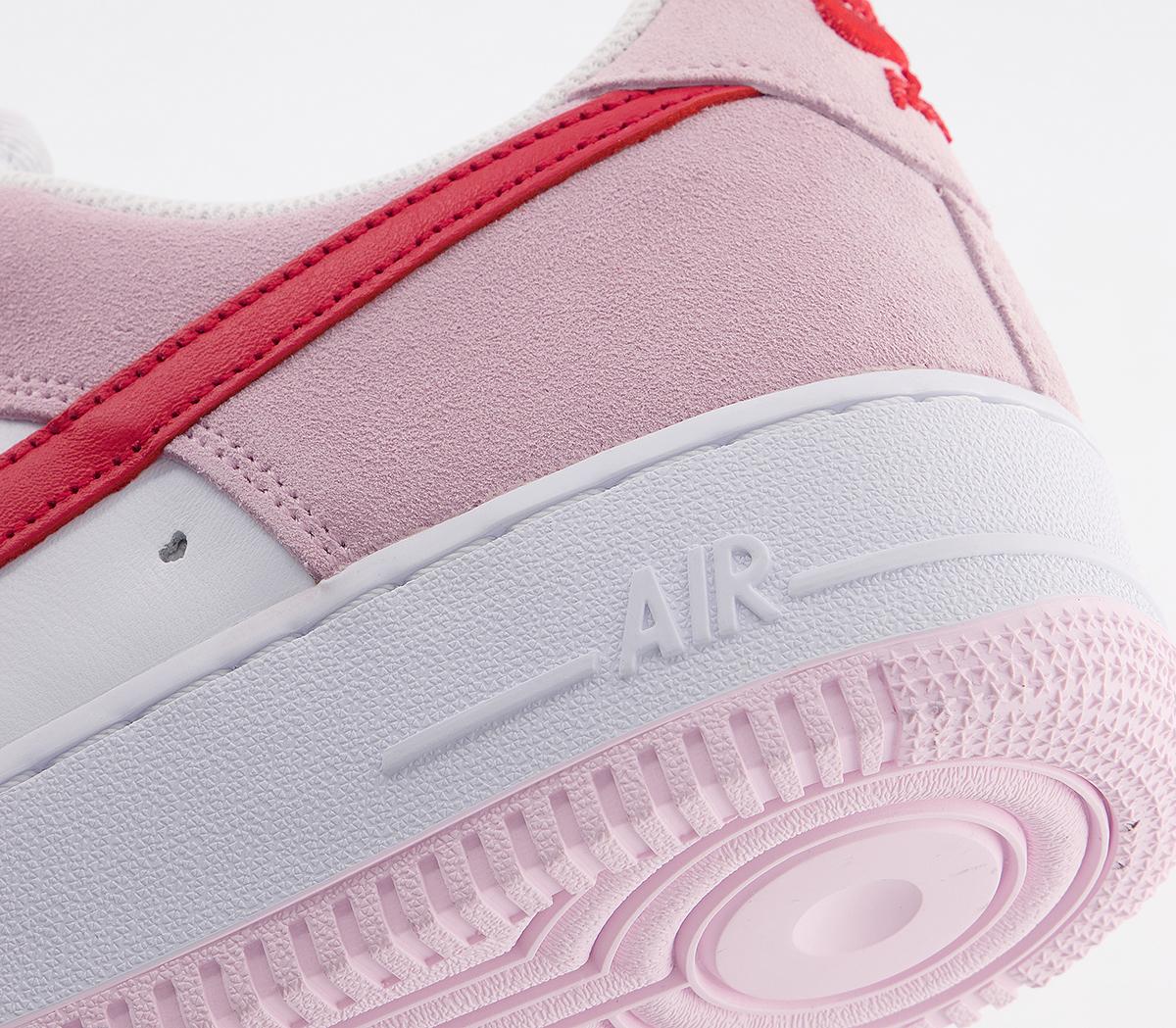 NikeAir Force 1 07 TrainersTulip Pink University Red White