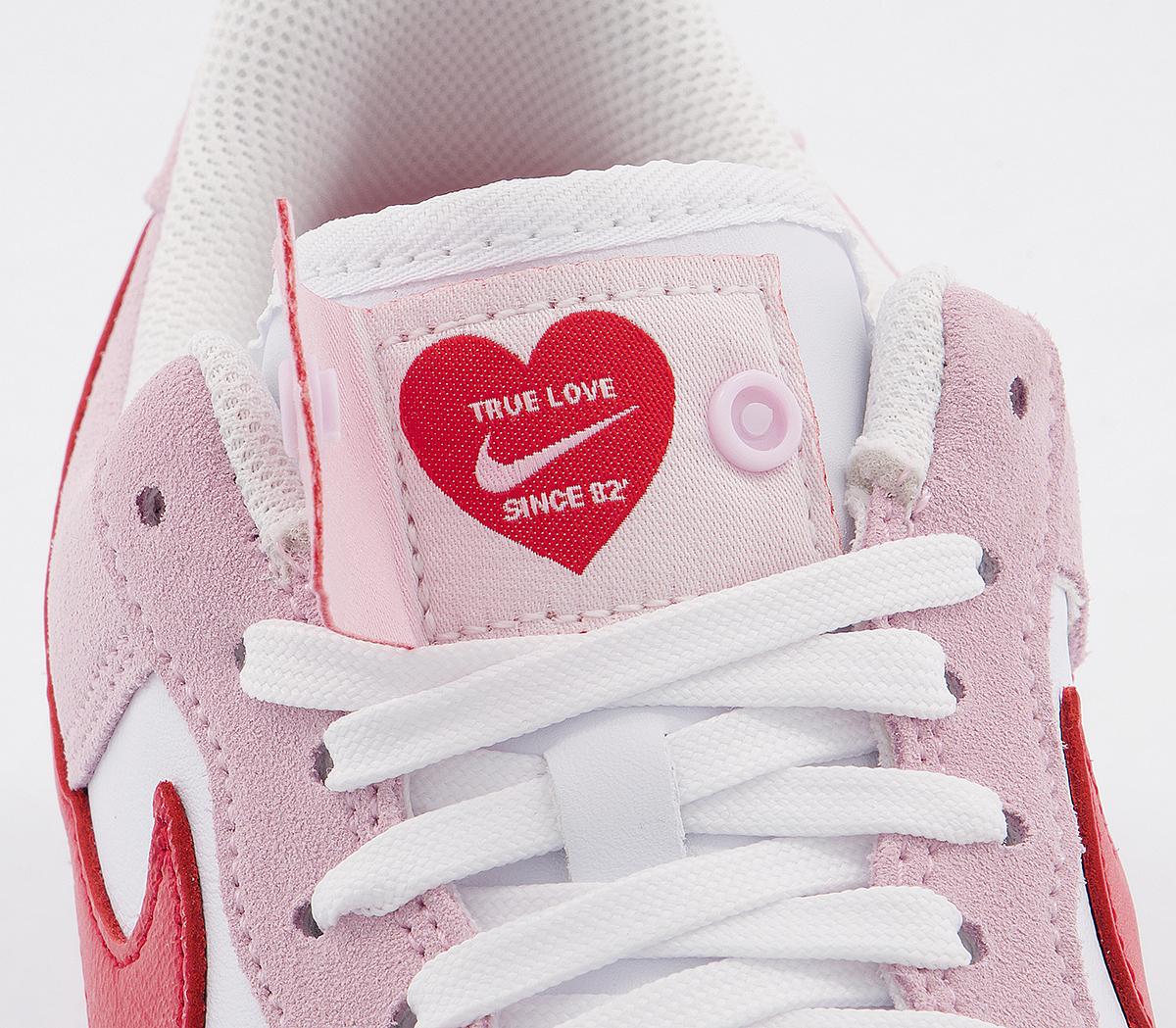 NikeAir Force 1 07 TrainersTulip Pink University Red White