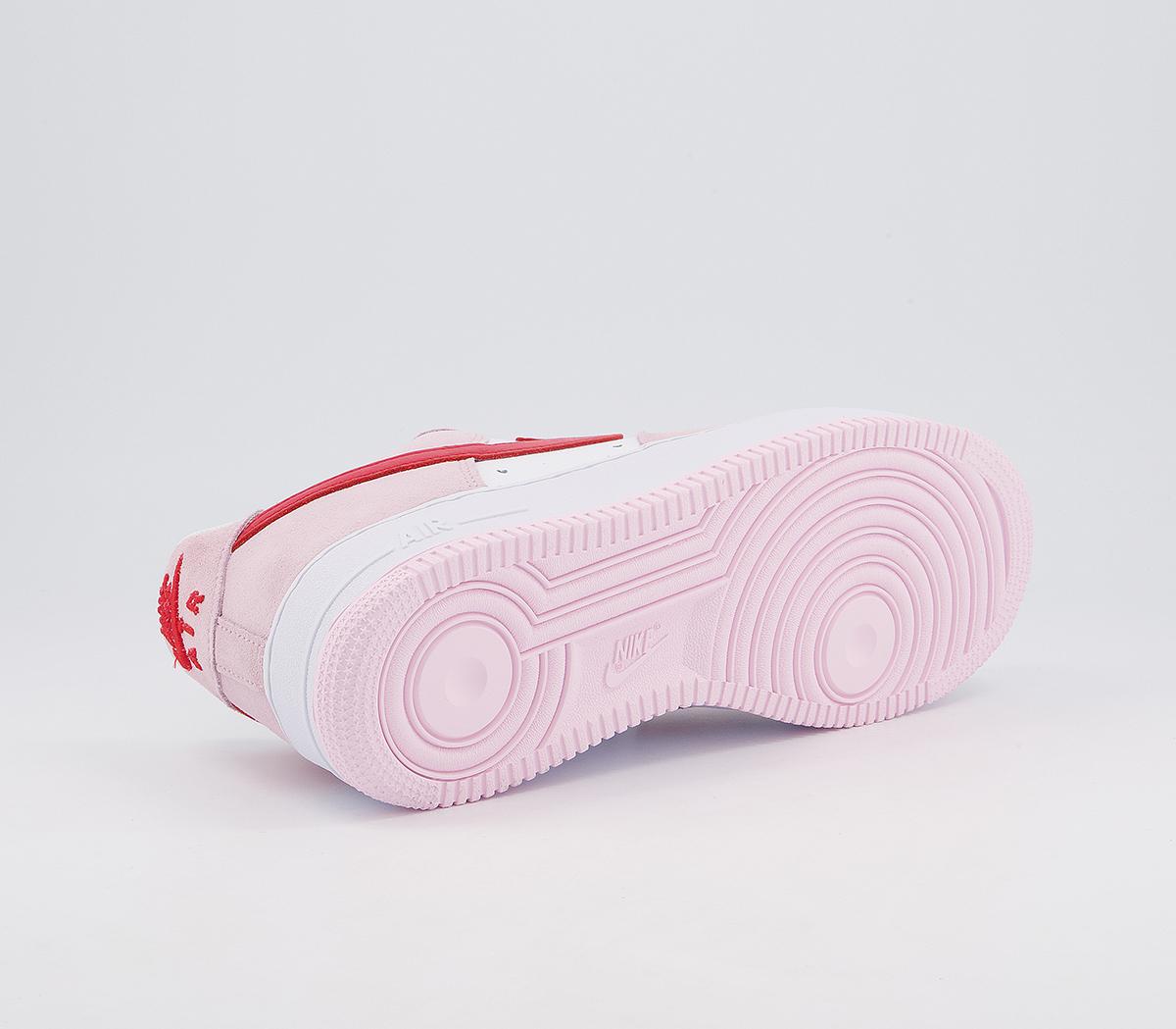 NikeAir Force 1 07 TrainersTulip Pink University Red White