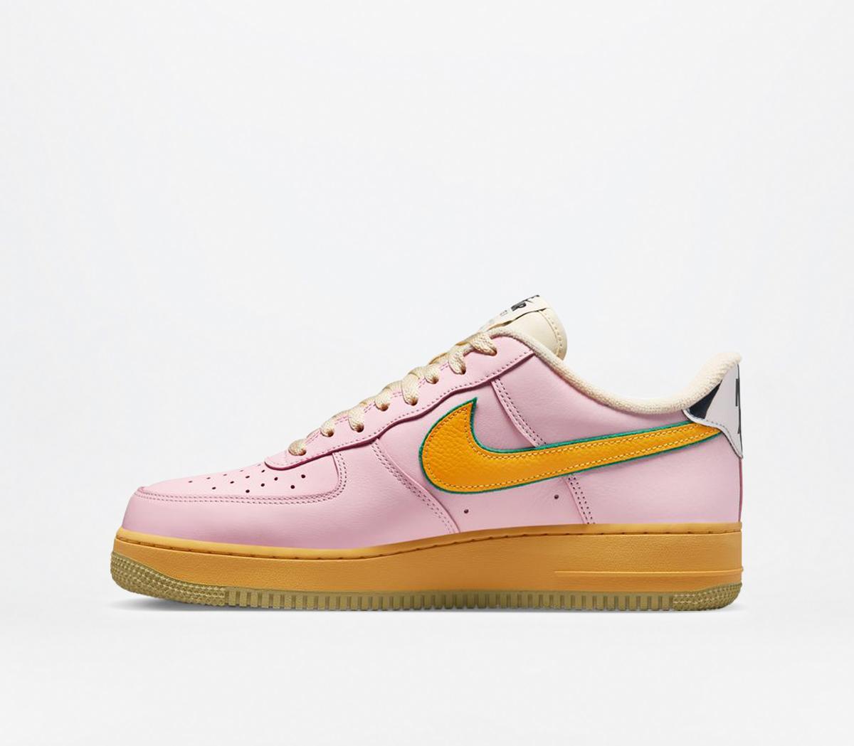 Nike Air Force 07 Trainers Pink Foam Hyper Royal Univ Red