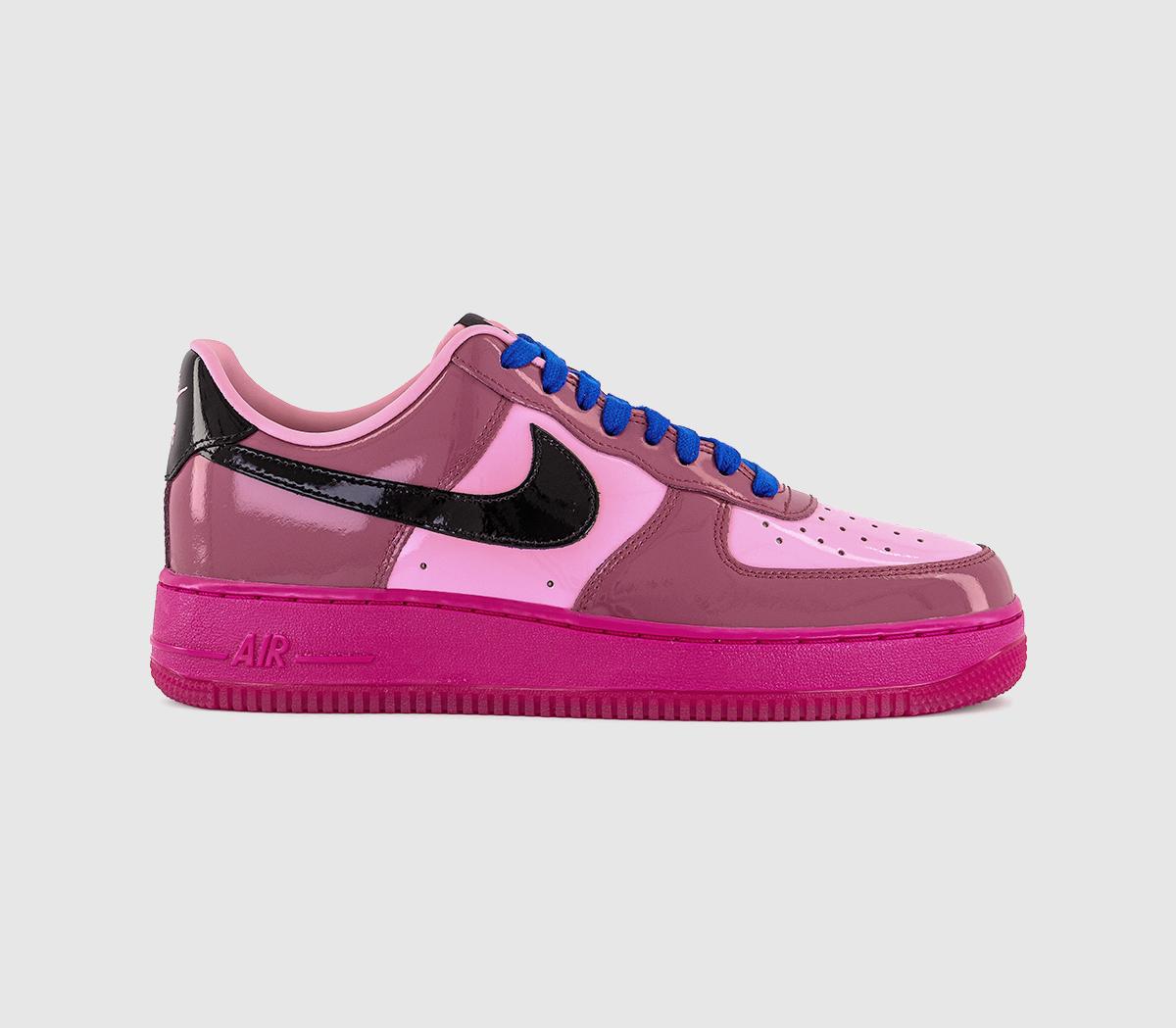 NikeAir Force 1 07 TrainersPink Cooler Black Mulberry Rose Hyper Blue Active