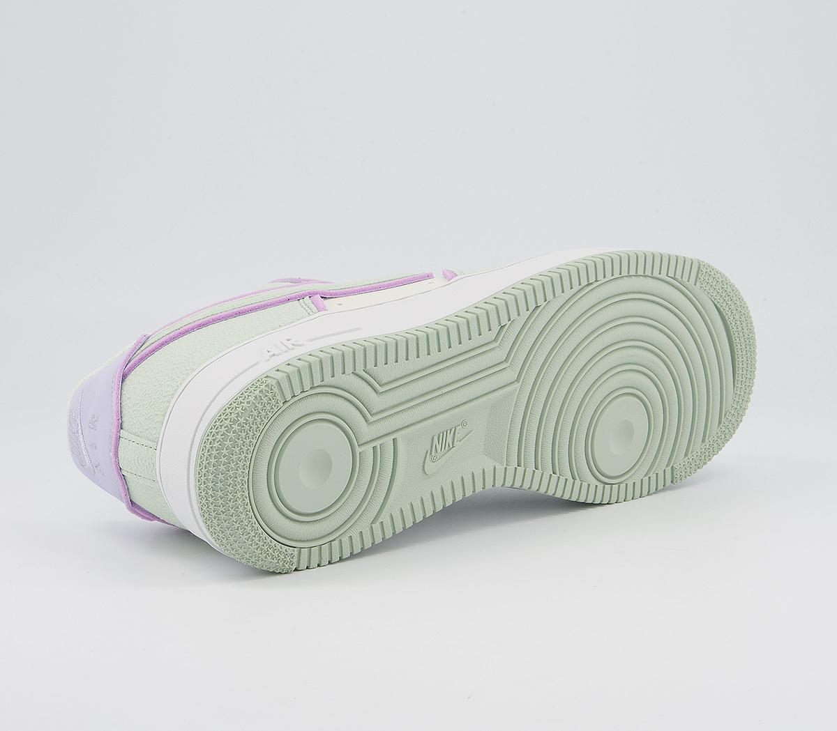 NikeAir Force 1 07 TrainersSea Glass Seafoam Pur Violet Lining Gel