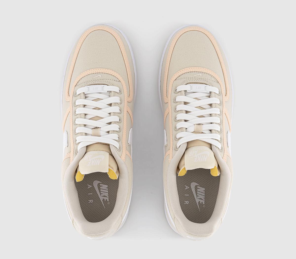 NikeAir Force 1 07 TrainersLight Cream White Crimson Tint Gum Light Brown