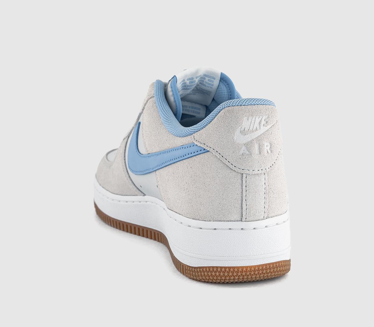 Nike Air Force 1 07 Trainers Nike Air Force 1 07 Trainers Photon Dust Psychic Blue White