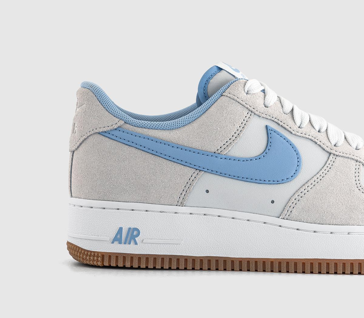 Nike Air Force 1 07 Trainers Nike Air Force 1 07 Trainers Photon Dust Psychic Blue White