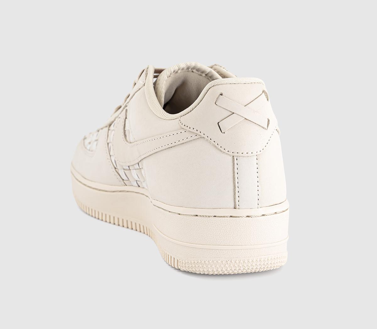 NikeAir Force 1 07 TrainersSanddrift Pale Ivory Sail Team Red