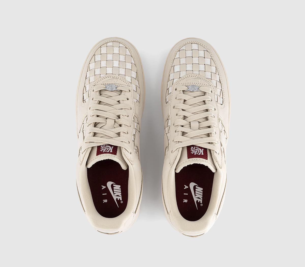 NikeAir Force 1 07 TrainersSanddrift Pale Ivory Sail Team Red