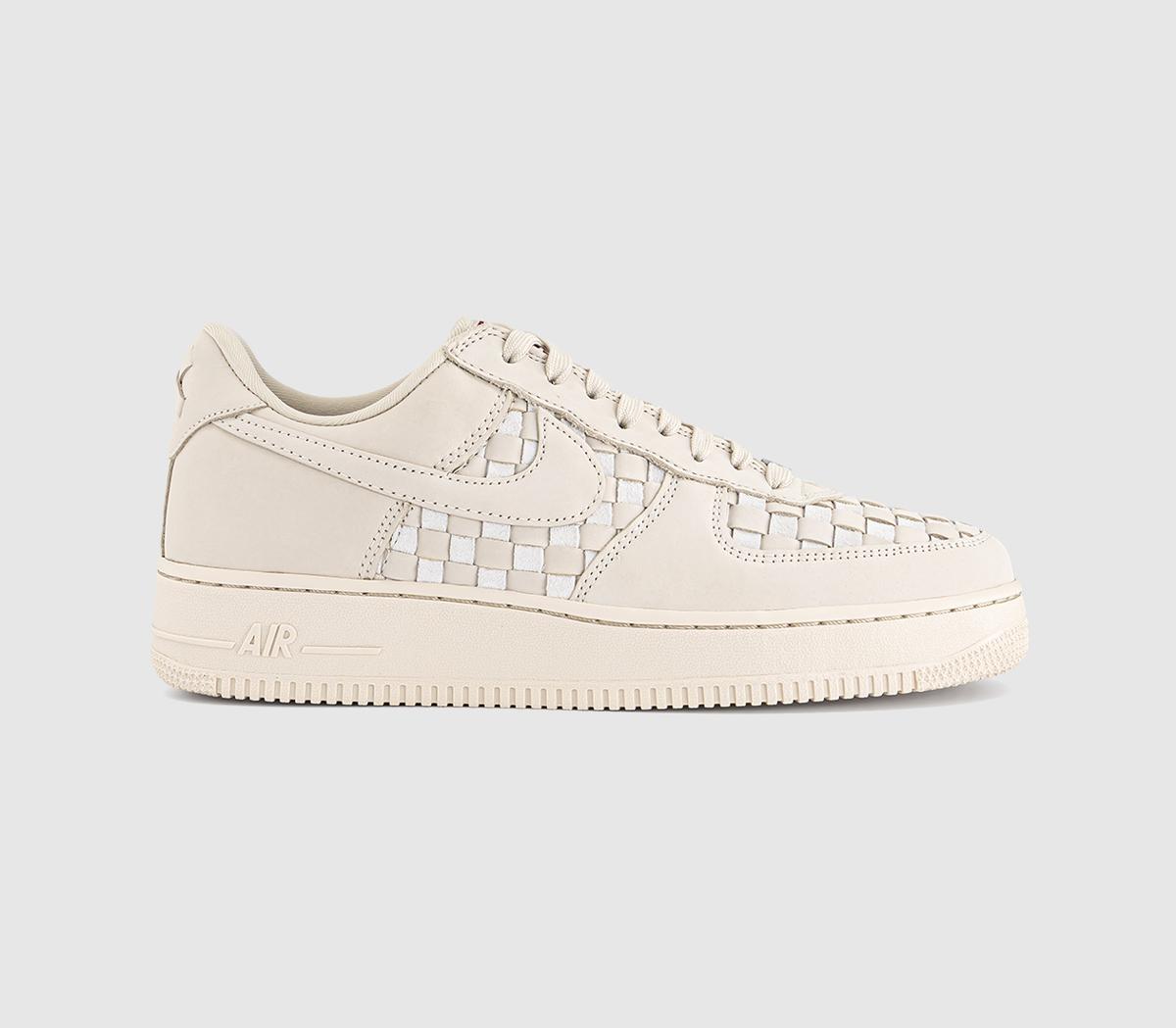 NikeAir Force 1 07 TrainersSanddrift Pale Ivory Sail Team Red