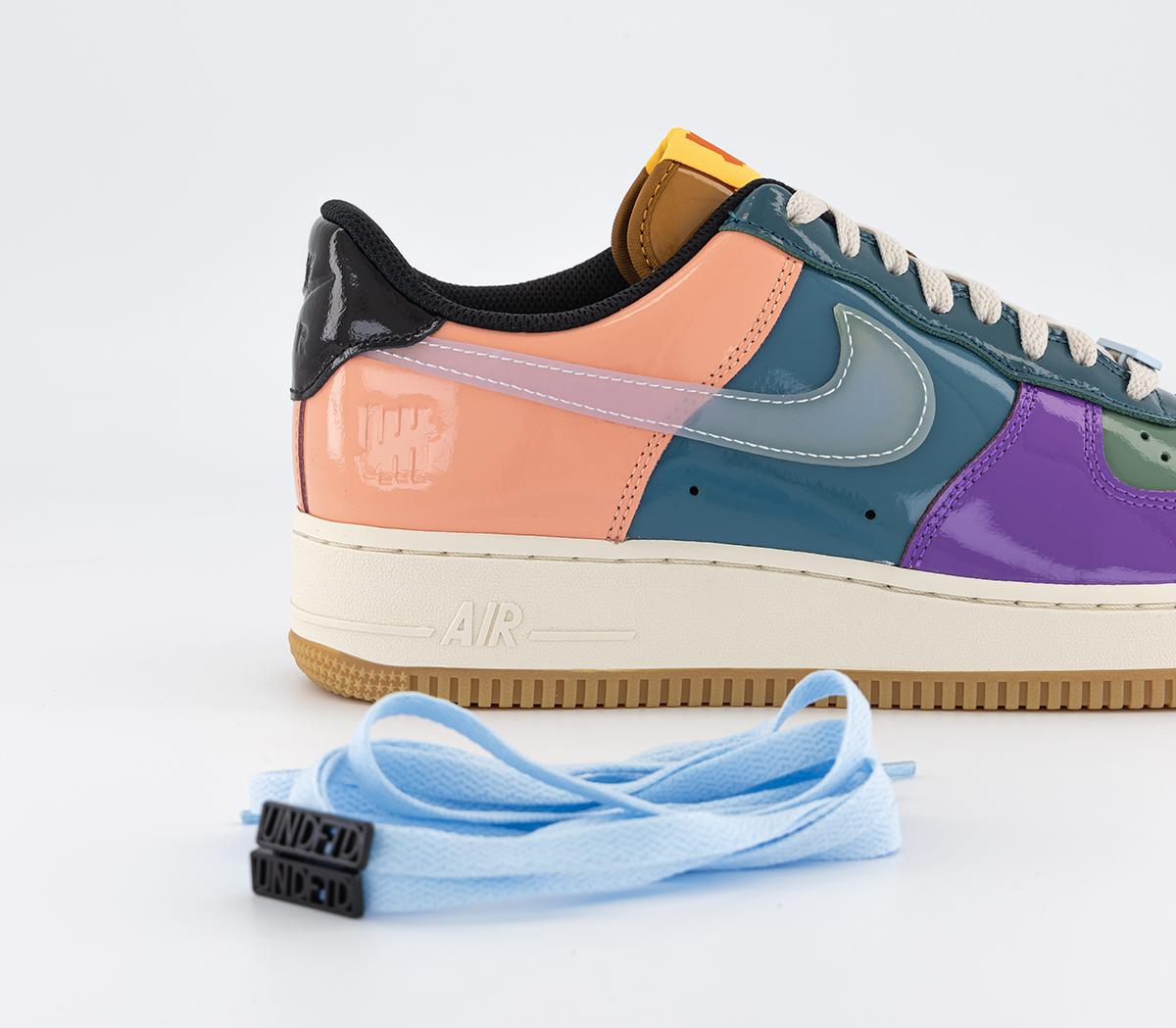 NikeNike Air Force 1 07 x UNDEFEATEDWild Berry Celestine Blue Multi Colour