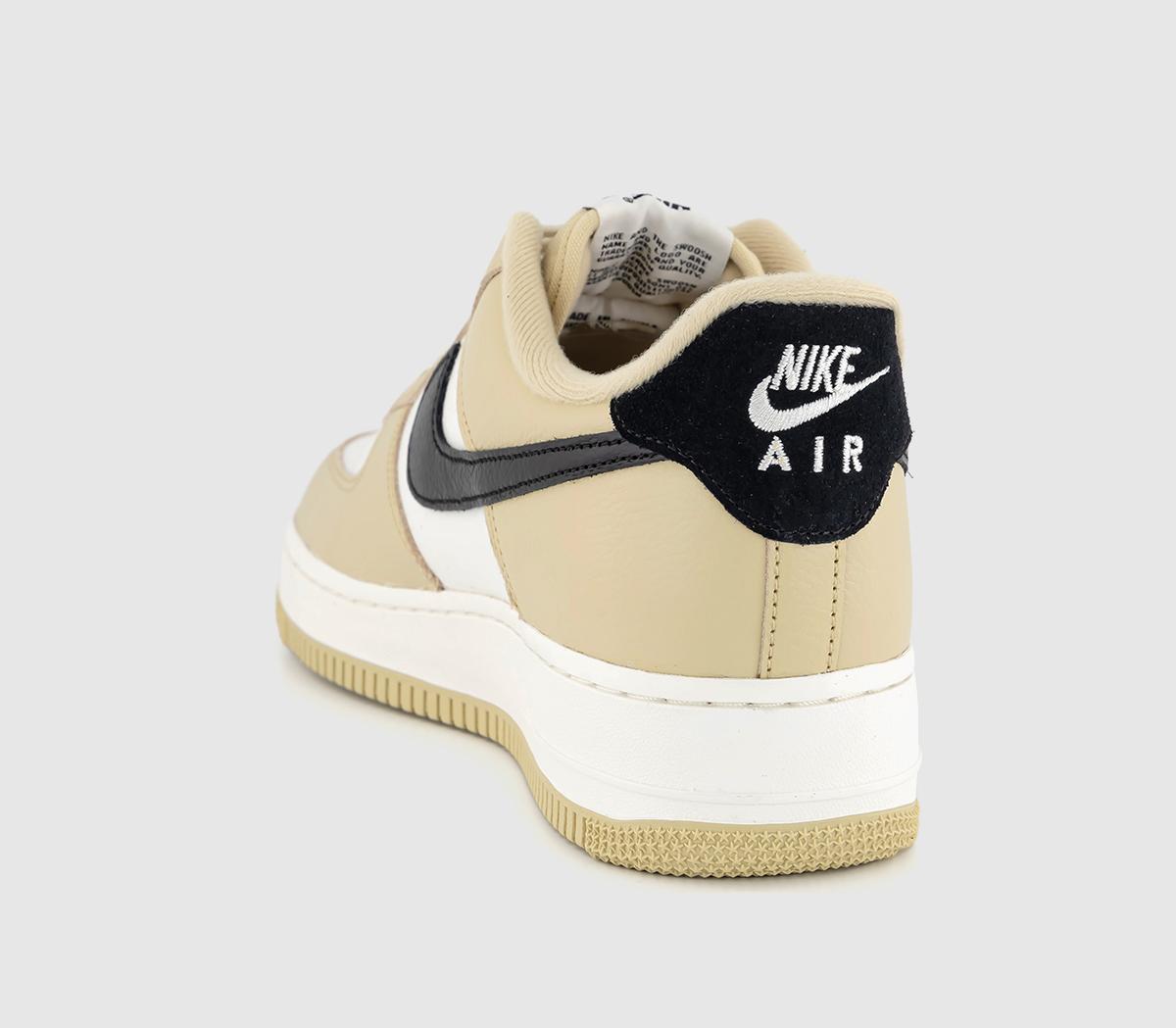 NikeAir Force 1 07 TrainersTeam Gold Black Sail