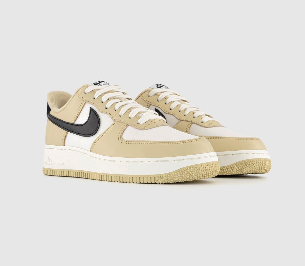 NikeAir Force 1 07 TrainersTeam Gold Black Sail