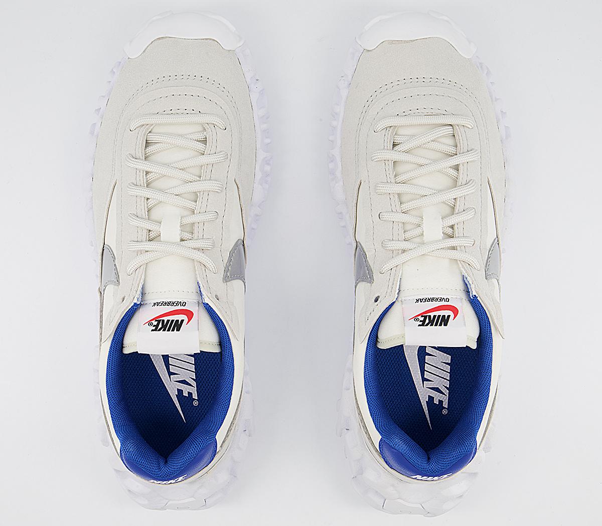 NikeOverbreak TrainersLight Bone Game Royal Team Orange White