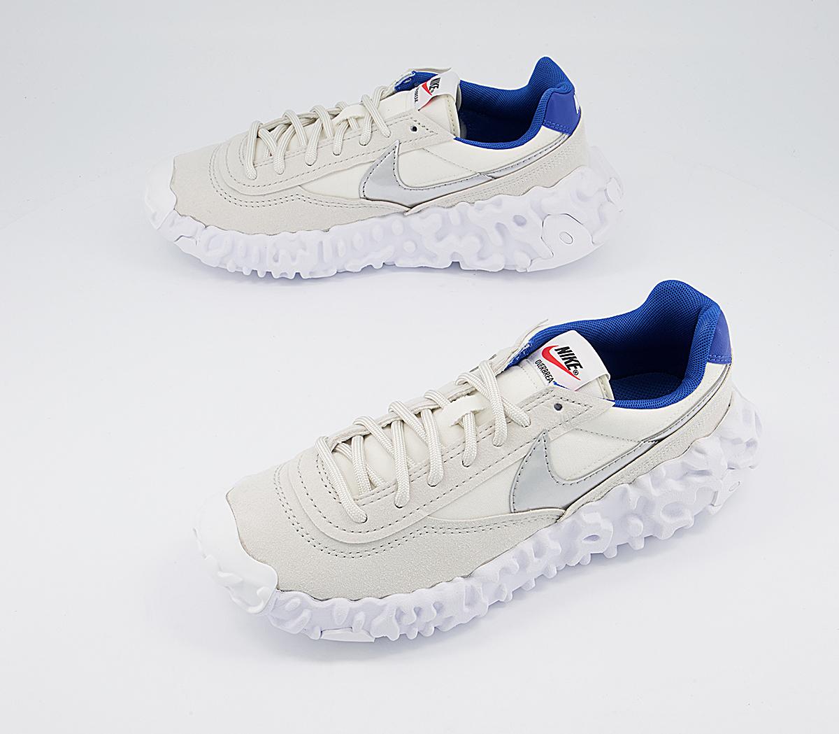 NikeOverbreak TrainersLight Bone Game Royal Team Orange White